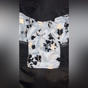 Flower crop top